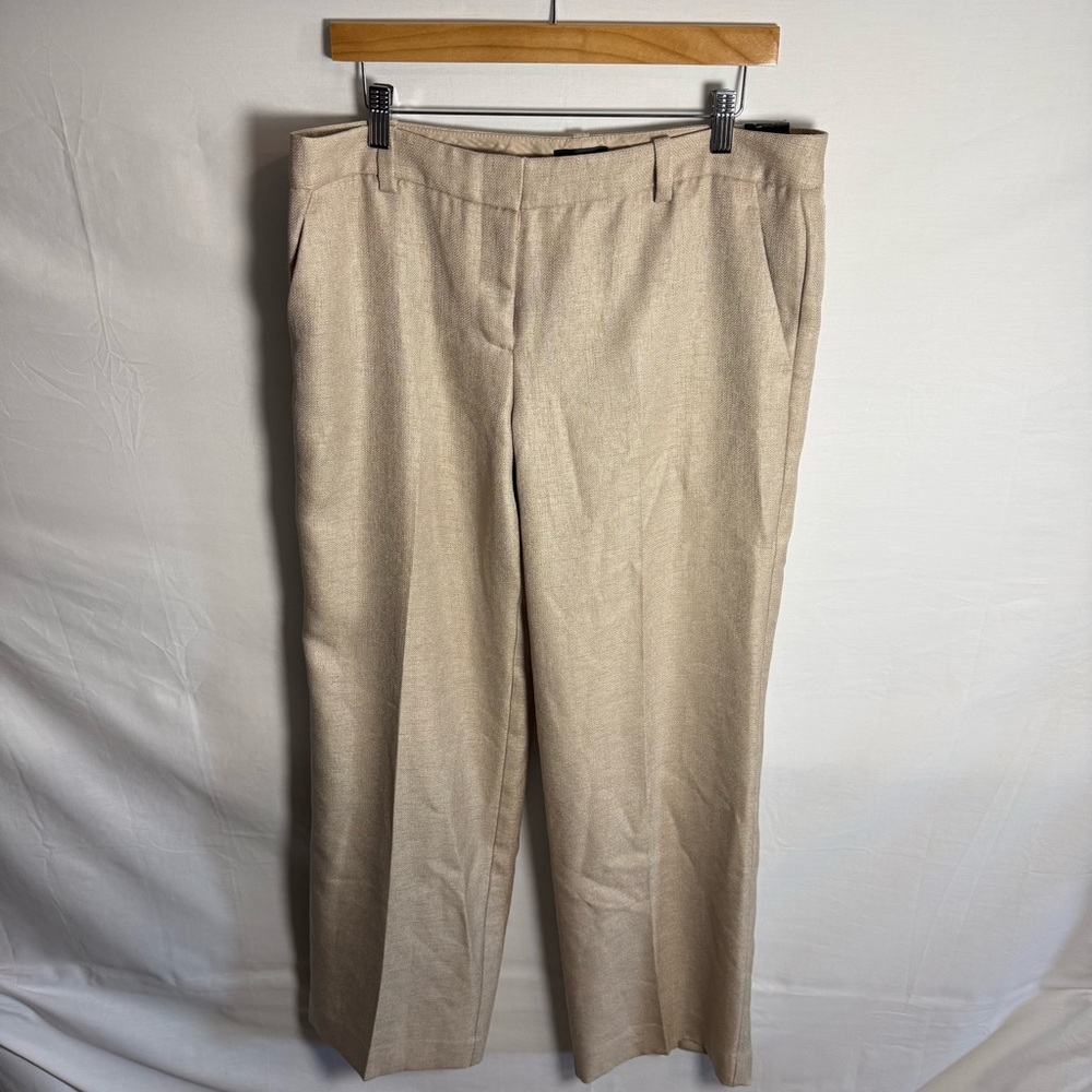 The Limited Classic Taupe Crepe Slim Leg Pants Women's Size 12 NWT
